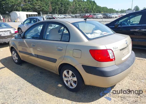 2007 Kia Rio Lx из США, поврежденный, VIN KNADE123976248719